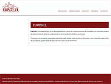 Tablet Screenshot of eurokel.com